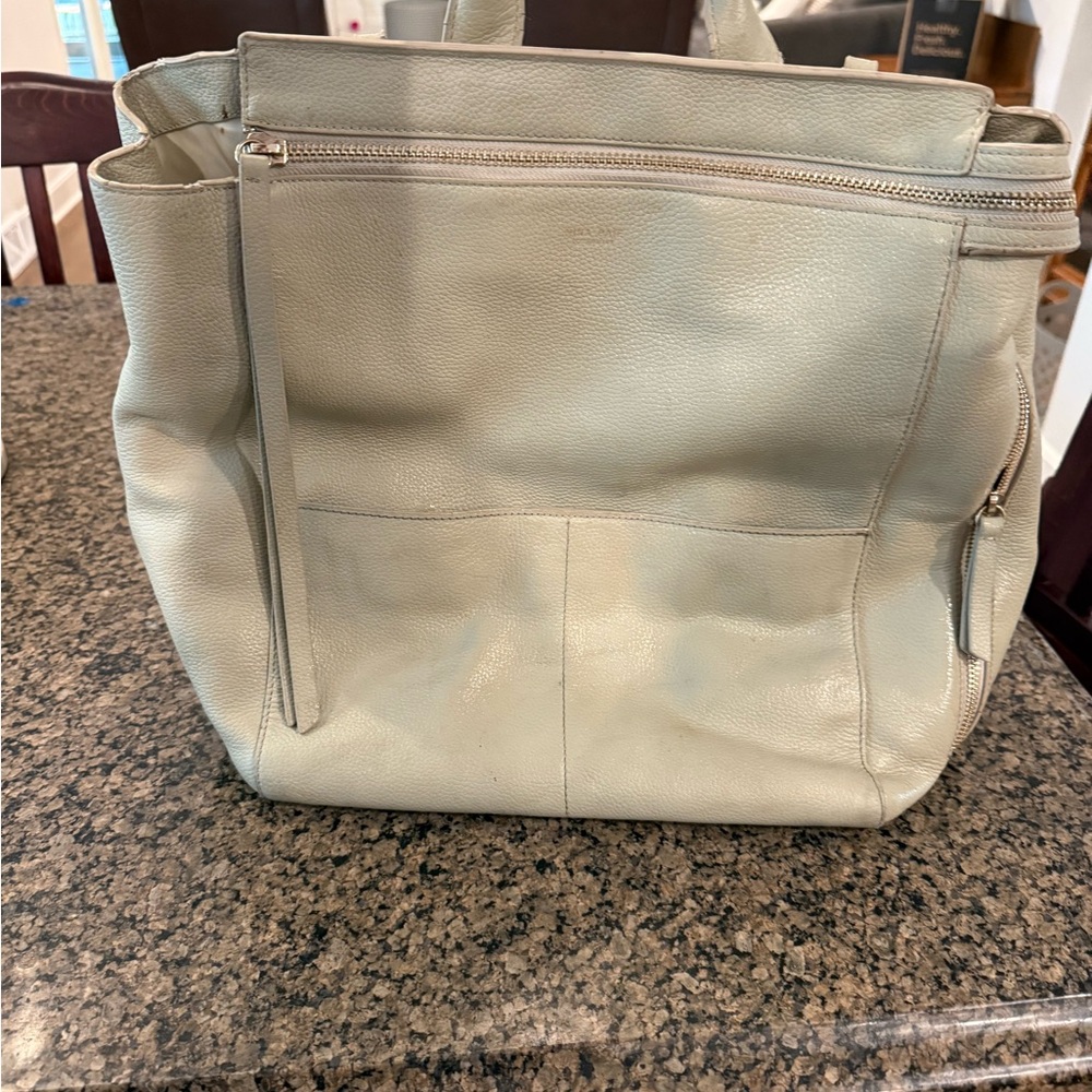 Mina Baie Harper Taupe diaper bag